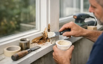 Houtrot repareren kozijn: zo pakt u het goed aan