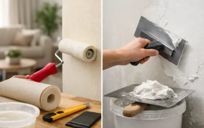 Vliesbehang of stucwerk kiezen in huis?