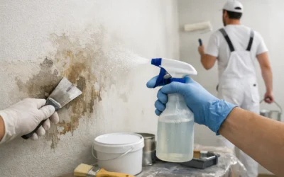 Vochtplekken behandelen vóór schilderen goed aanpakken